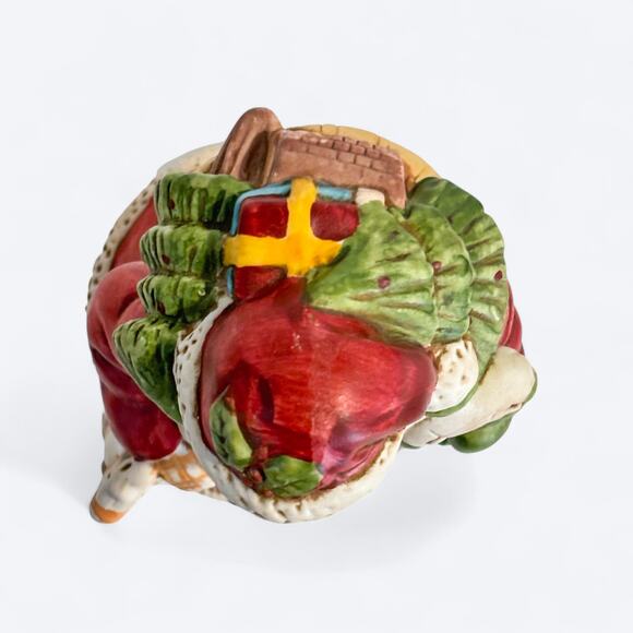 VTG‎ 80s Santa Music Box 'Coming to Town' Ceramic Figurine Silvestri with Box - Picture 6 of 8